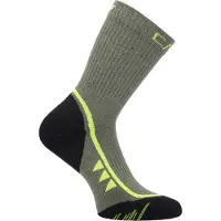 CMP 3i19867 Trekking Supersoft 50 Chaussettes demi-longues Vertes EU 43-45 Hommes,Femmes Vertes EU 43-45