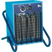 El-Björn EL-BJØRN VF9B, 9 kW, 3x400 V, IP44 avec entrée CEE fixe pour câble, dimensions HxLxP 430x360x410 m