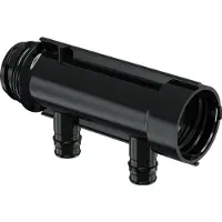Uponor PPM fordeler Q&E 2x16 - 1 c/c 50 mm. husk ringe, 2 x vvs nr. 045338216