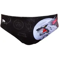 Turbo Wolf Swimming Brief Noir 2XL Homme