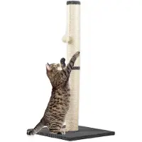 Silvio Design Rohrschneider RS 22385 : Arbre à chat "Katzenbaum Stamm Cord" – Arbre à gratter avec jouet à bille, taille 2