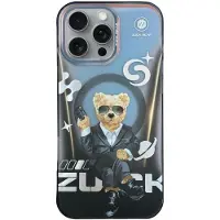 Zuck Bear ZB Berlin Boss iPhone 16 Pro 6.3"-Eins Suave (Apple iPhone 16 Pro), Coque pour téléphone portable, Transparent