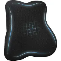 vidaXL Oreiller Avec Oreiller Réglable Noir 40 X 40 X 11 Cm Avec Filet