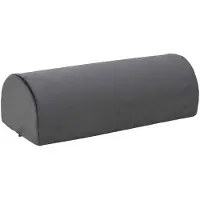 vidaXL Coussin de repose-pieds Uni Gris