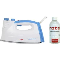 Rotel Prof Extra Dampfbügeleisen Bügeleisen - Keramiksohle BLAU + Bügeleisenentkalker 500 ml