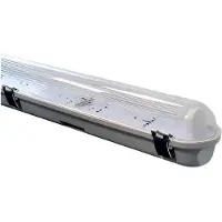 INSATECH Feuchtraum-Wannenleuchte LED-Roehre G13 Lichtgrau