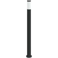 vidaXL Borne d'éclairage avec capteur 110 cm acier inoxydable IP44