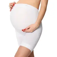 Be Mammy short de grossesse pour femme 06 15 (blanc, XL)