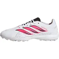 Adidas Chaussure de foot 'Predator League' gris / rouge clair / noir / blanc