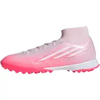 Adidas Chaussure de foot 'F50 Sparkfusion League' framboise / rose ancienne / blanc