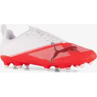 Puma Chaussures de football ULTRA 7 PLAY FG/AG pour adolescents, référence 109164-01, couleur rouge, noir et blanc, pointure : 38,5 EU