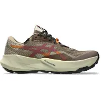 Asics Chaussure de course 'Trabuco 14' gris / taupe / orange / rouge foncé