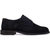 Tommy Hilfiger Chaussure en daim bleu marine pour homme, modèle Derby, , référence FM0FM05969