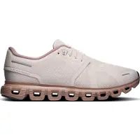 ON - Chaussures lifestyle - Cloud 6 W Oyster/Biscuit - Taille 38 - Rose