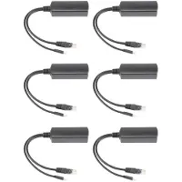 Torribaly 6X Module D'Alimentation POE Standard Isole Separateur 48V A 5V2.4A Separateur D'Interface USB