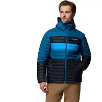 Columbia Powder Pass Jacket Bleu L Homme