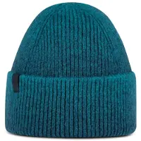 Buff Knitted Beanie Bleu