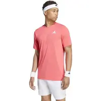 Adidas Club Short Sleeve T-shirt Rose S Homme