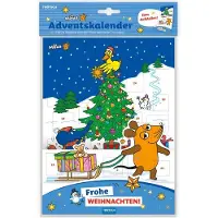 Trötsch - Calendrier de l'Avent à poser « Die Maus » | Calendrier de Noël avec 24 petites portes et de jolies illustrations