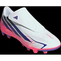 Adidas F50 Hyperfast Club Velcro Fg/mg Junior Football Boots Blanc EU 31 1/2 Enfants