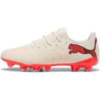 Puma Femmes, Chaussures de football, FUTURE 9 PLAY FG/AG Wn's (38.5), Rouge, Blanc, Noir, Beige