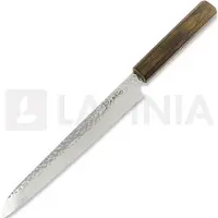 Demko Knives Japanese kitchen knife Bread VG10 San Mai, Red Oak