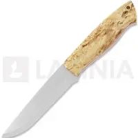 Brisa Couteau Trapper 115, Elmax Scandi, curly birch, firesteel