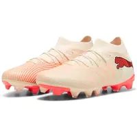 Puma Femmes, Chaussures de football, FUTURE 9 MATCH FG/AG Wn's (38.5), Rouge, Blanc, Noir, Beige