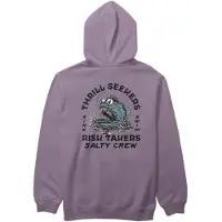 Salty Crew Angler Fish Monst Hoodie Violet L Homme