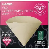 Hario vcf-02-100 MK en boîte de papier filtre pour goutteur 02 Misarashi