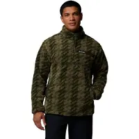 Columbia Rugged Ridge High Pile Half Zip Fleece Vert XL Homme