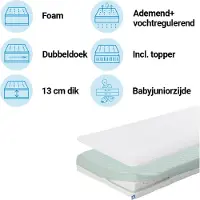 Aerosleep Safesleep Pack Evoduo 70x140 Mattress Clair Enfants
