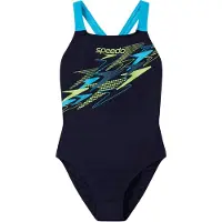 Speedo Medley Logo Medalist Swimsuit Noir 32 Femme