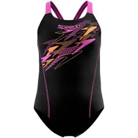 Speedo Medley Logo Medalist Swimsuit Noir 7-8 Years Fille