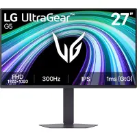 LG 27G550B-B, écran de 68,6 cm (27 pouces), résolution 1920 x 1080 pixels, Full HD, technologie LCD, temps de réponse de 1 ms, couleur noire