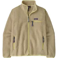 Patagonia - Polaire double face en Polartec - W's Retro Pile Jkt Weathered Stone pour Femme - Taille S - Kaki