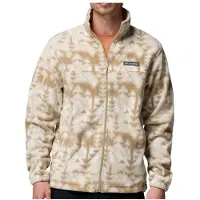 Columbia Steens Mountain Printed Full Zip Fleece Beige,Blanc XL Homme