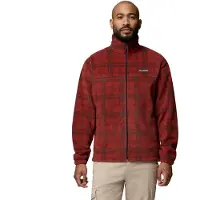 Columbia Steens Mountain Printed Full Zip Fleece Rouge,Orange 2XL Homme
