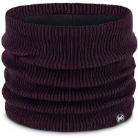 Buff Knitted & Fleece Neck Warmer Violet