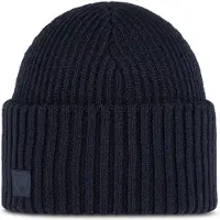 Buff Knitted Beanie Bleu