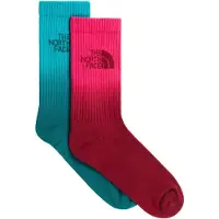 The North Face Everyday Dip Dye Crew Socks 2 Pairs Rouge,Bleu EU 42-45