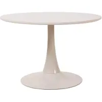 Oviala Table basse ronde D70 cm taupe clair - Fancy