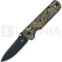 Fox knives Couteau pliant Gabi - Blackwashed PVD - Gold Dark Matter Carbon Fiber
