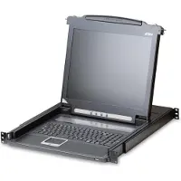 Aten CL1000M Console KVM, 43cm LCD, VGA, PS/2, US-Layout