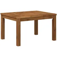vidaXL Table basse en bois massif d'acacia, dimensions : 50 x 60,5 x 36 cm