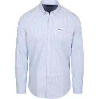New zealand auckland NZA Chemise Kawhie Rayée Bleu Clair