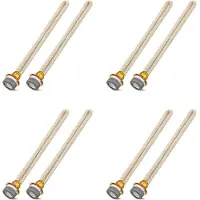 Torribaly Lot de 8 mèches de rechange pour lampe à huile, brûleur catalytique à contrôle d'air