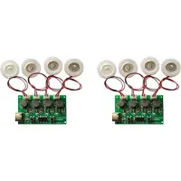 Torribaly Lot de 2 modules de commande d'humidificateur à quatre humidificateurs, module de pilote d'atomiseur, ensemble A