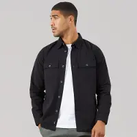 Threadbare Homme Mini Chemise-Veste Noir