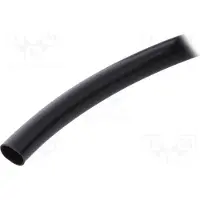 TNE Tuyau isolant électrique, 10 pièces, plage de température -20°C à 125°C, couleur noire, longueur 10 mètres, référence PVC125-8-BK-10